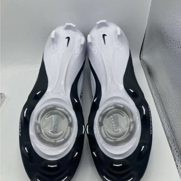 Nike Zoom Air Vapor Pro 1 White/Black Football Cleats IB2495-105 Size 14.5 - Picture 4 of 4